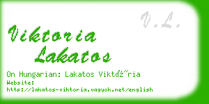 viktoria lakatos business card